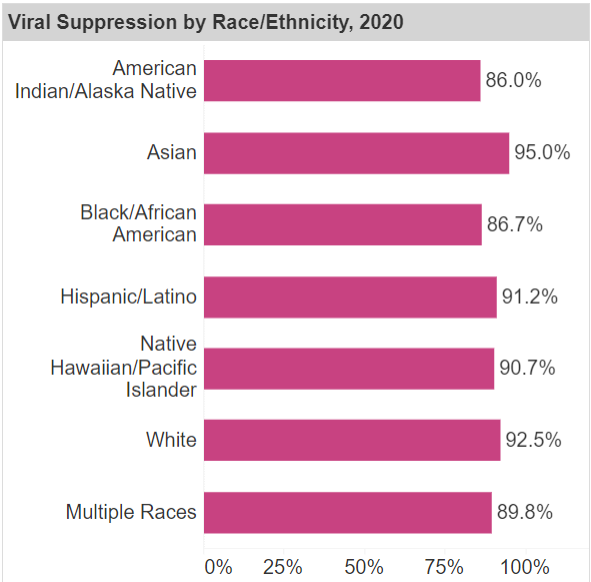 Screenshot of Outcome Measure by Race and Ethnicity Categories