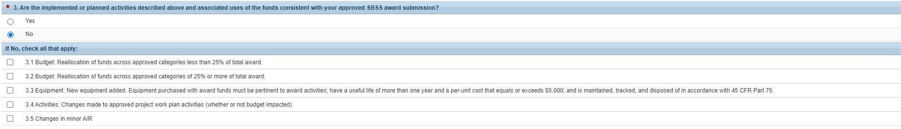 Screenshot of Question 3