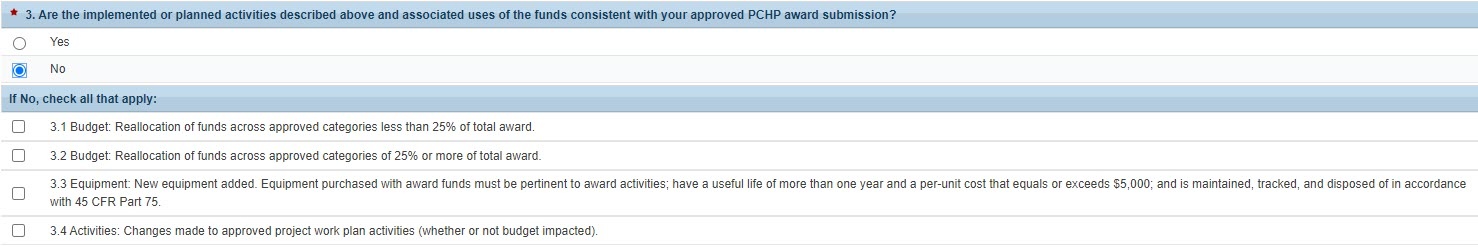Screenshot of Question 3