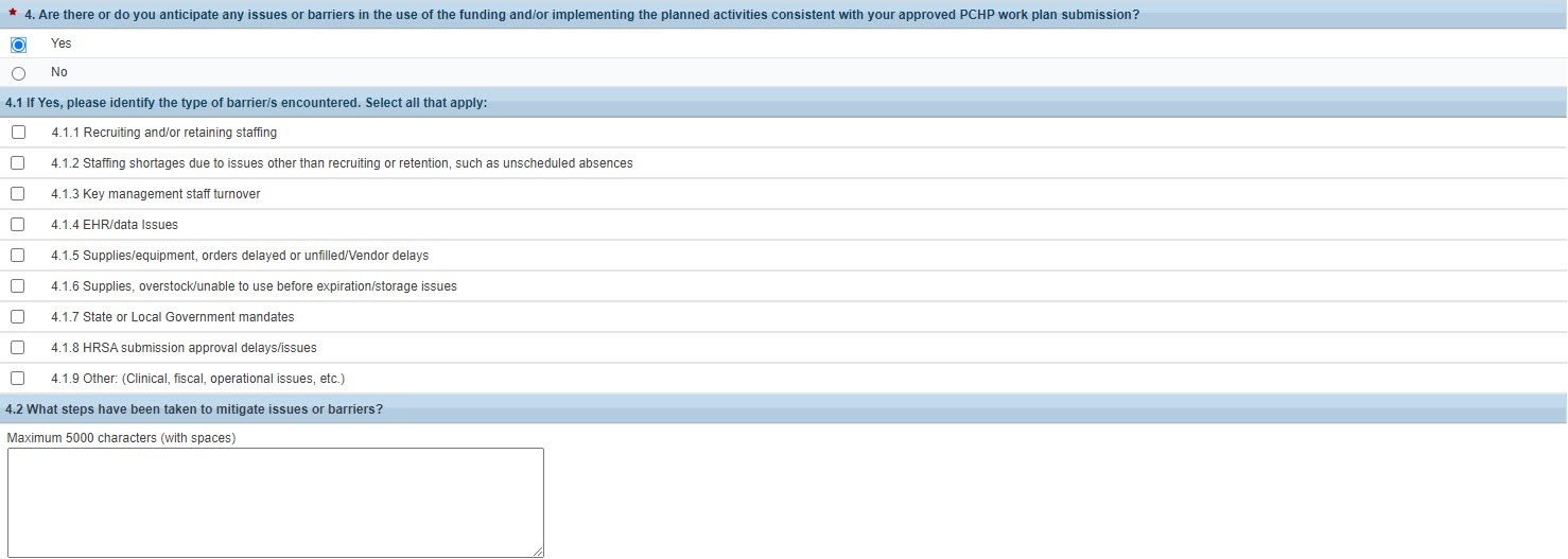 Screenshot of Question 4