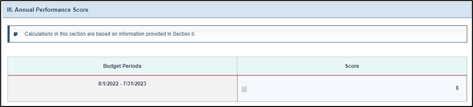 Screenshot of Section 3