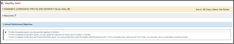 Screenshot of HS Section 1