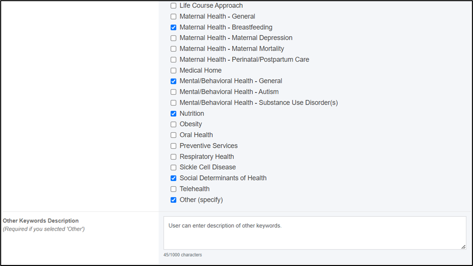keywords 2 screenshot of keywords 2