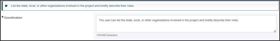 screenshot of Coordination