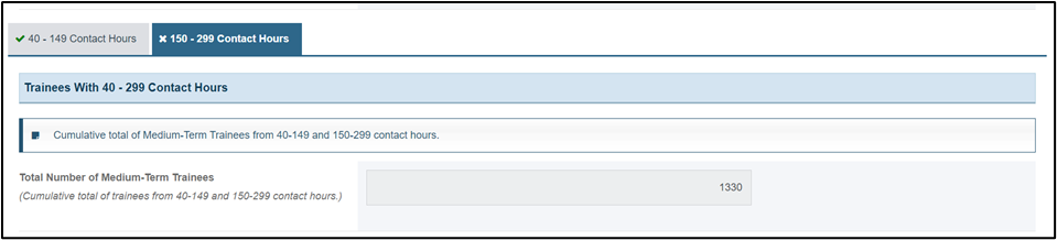 Screenshot of Second tab