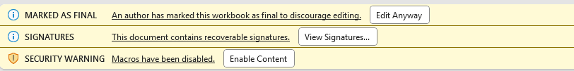 EHBs KB for Grantees > Former Long-Term Trainees Form > 12. FLTT-New.png (Excel notifications) Screenshot of Excel notifications