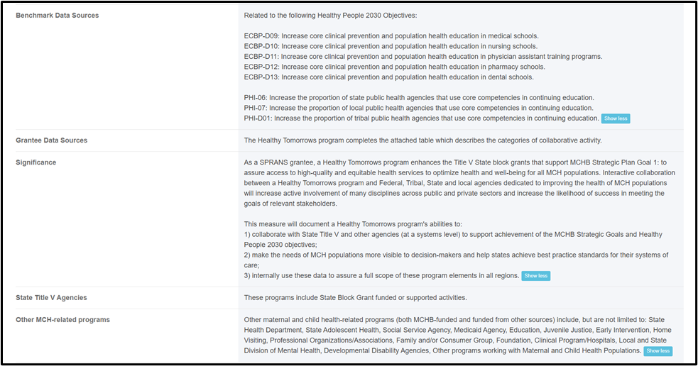 Screenshot of training form 3 part 2