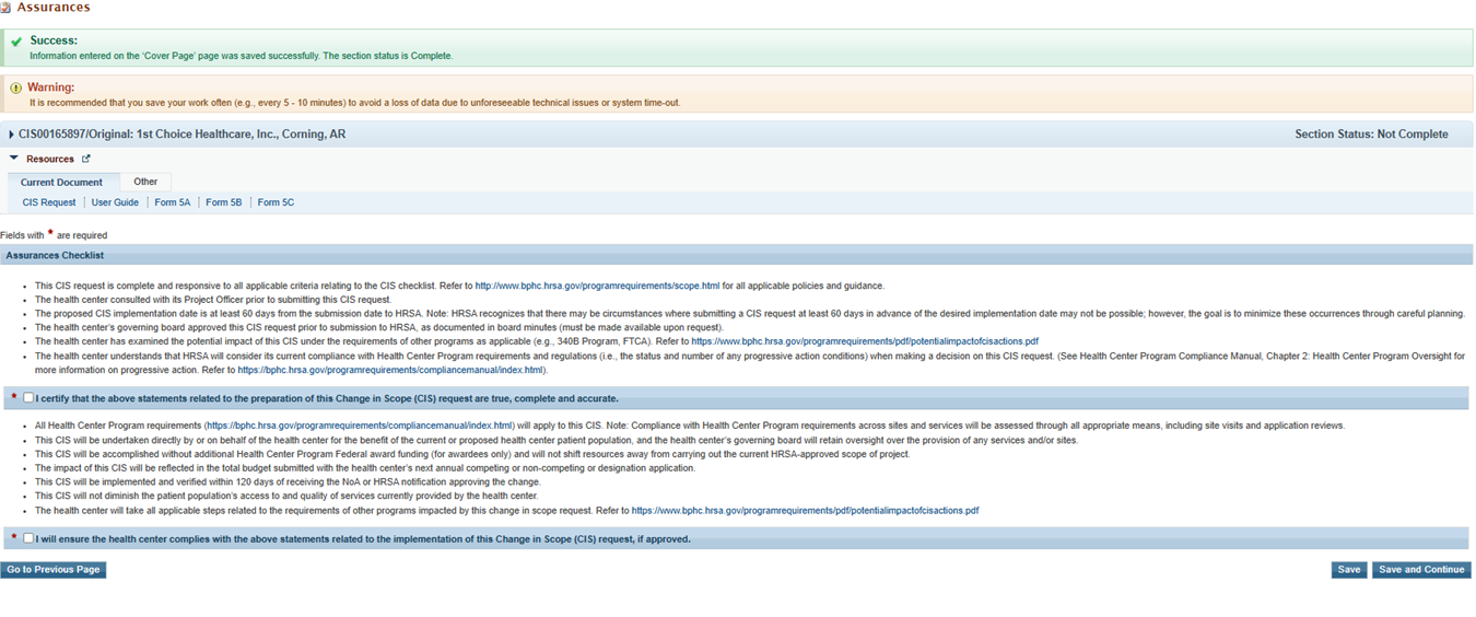 Screenshot Assurance Checklist