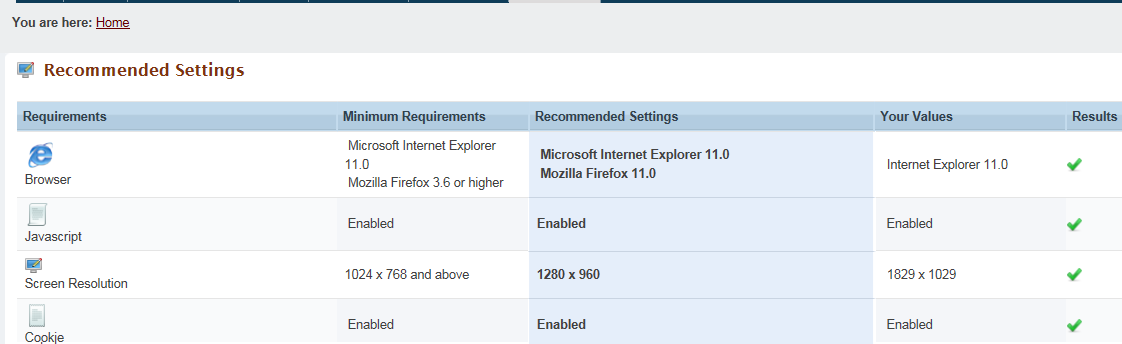EHBs KB for Grantees > Recommended Settings > image2017-4-7 17:21:33.png (Recommended Settings under the Resources Tab) Screenshot of the Recommended Settings under the Resources Tab