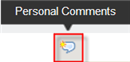 Personal Comments Toolbar Button