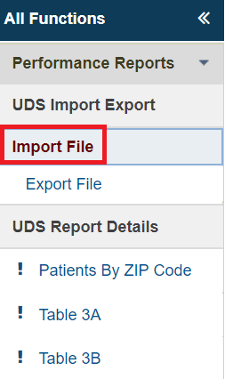 Import File button