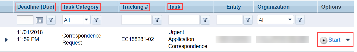 Screenshot of accessing the Pending Tasks list