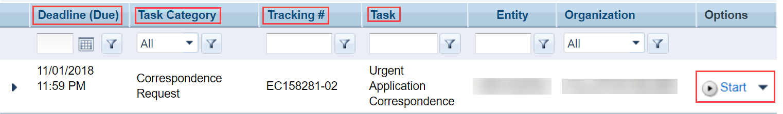 Screenshot of accessing the Pending Tasks list Screenshot of accessing the Pending Tasks list